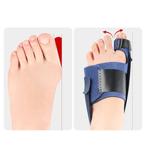 Séparateur d'orteils réglable pour <span class=keywords><strong>hallux</strong></span> <span class=keywords><strong>valgus</strong></span>, correcteur de pied d'oie, attelle orthopédique de <span class=keywords><strong>nuit</strong></span>, redresseur d'orteils en nylon - Product Image 4