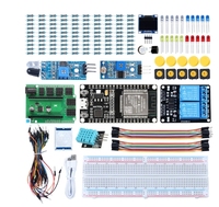 Kit de démarrage ESP32 pour la programmation Arduino avec carte de développement ESP32 WIFI IoT, kit éducatif électronique complet pour l'apprentissage DIY