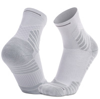 Chaussettes de sport de basketball en gros, 100% coton tricoté, chaussettes de performance à hauteur de la cheville, taille personnalisée, bas à revers pour l'automne