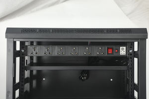 Mini <span class=keywords><strong>Rack</strong></span> de Rede de 19 Polegadas para Servidor, Gabinete de Servidor Montável em Parede 6U 600*450, Armários de Aço para Data Center 4U 12U 15U 18U, IP20 em Estoque - Product Image 5