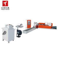 TIANYUE Double Vis Refroidissement Par Eau Recycler Pe Film Plastique Granulateur Pelletier Machine Ligne De Pelletisation