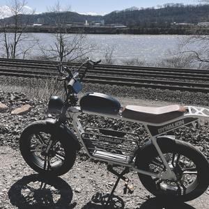 Bicicleta Elétrica de Montanha com Pneu Gordo, Longa Autonomia, Estilo Retrô Esportivo, 48V, Personalizável, para Dropshipping, a Mais Barata - Product Image 5