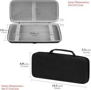 เคสเดินทาง EVA สำหรับ Razer BlackWidow V4 75%, yunzii B75 Pro, keychron Q1 HE/Q1 ultra, AULA S75 Pro - Product Image 4