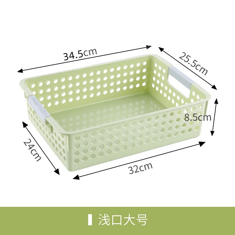 Verde, poco profundo, tamaño grande, 34,5*26*8,5 cm