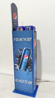 Elektrischer Getränke hebe behälter Cola-Dosen Equidice Heben und Senken des Displayst änders Metallrohr Trink regal