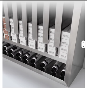 Hair Salon Stainless Steel Locker Dyeing Paste Rack Dyeing Paste Hanging Display Rack <b>Storage</b> Rack - Product Image 4