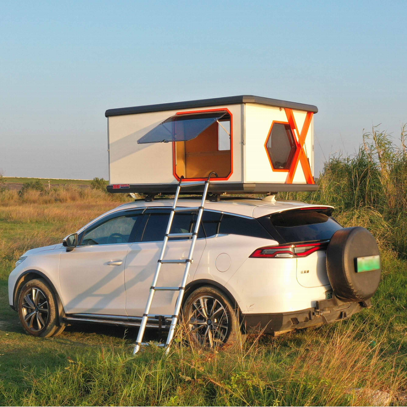 Туристическая палатка на 3-4 человек, алюминиевый складной автомобильный прицеп, 4x4, на крышу, с солнечной панелью