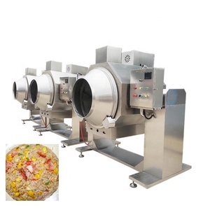 インテリジェントドラム自動回転調理器、焦げ付き防止食品グレード調理用中華鍋、チャーハン、パスタ、麺類用 - Product Image 2