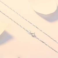 Collier minimaliste en argent 925, chaîne fine en forme d'os de serpent, vague d'eau, graines de melon, chaîne fine, accessoire de mode, bijoux pour femmes