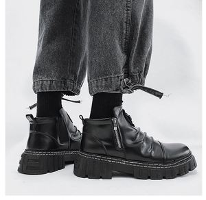 Zapatos Casuales de Moda Otoño-Invierno, Botas con Cierre para Hombre - Product Image 1