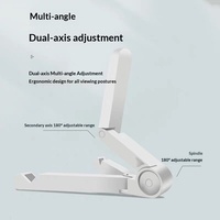 Support universel pour tablette Aipu, rotation à 360 degrés, pliable, support de bureau pour téléphone, multifonction, simple, portable, anti-vibration, en plastique
