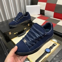 Chaussures plates de luxe rétro rayées respirantes à lacets, chaussures de surf en cuir, design tendance, chaussures de sport décontractées pour la marche