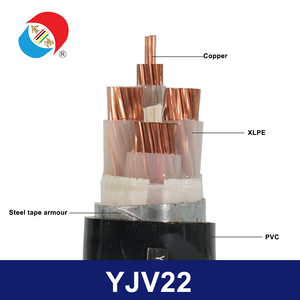 Yjv22 0.6/1kV CE chứng nhận lõi đồng bọc thép cáp điện 2-5 lõi - Product Image 2