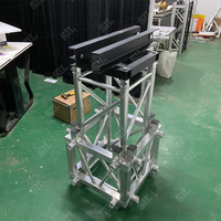 SIL Soporte de tierra de aluminio personalizado Line Array Stand Truss Altavoz Levantamiento Truss Rigging Tower Lift System 8 Ft Stage Truss Tower