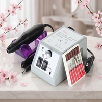 Machine à manucure 12W 20000 tr/min professionnelle, perceuse à ongles électrique 2000 avec affichage de la vitesse, lime à ongles, couteau à manucure, machine à pédicure