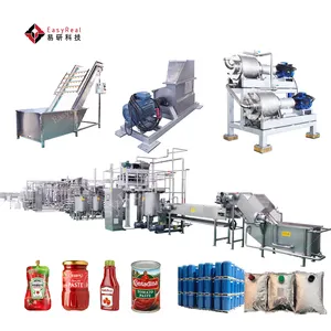 High Quality Stainless Steel Tomatoes Ketchup Making Plant Concentrate Tomato Paste Processing Machine Price