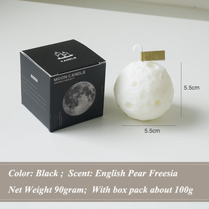 Youlun Wholesale Advanced Creative Handcrafted Gift Moon <strong>Round</strong> Shape Aromatherapy Scented <strong>Candle</strong> for Yoga Romantic Festivals - Product Image 6