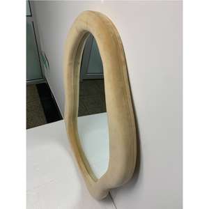 Miroir sur pied décoratif de style européen personnalisé, en flanelle ondulée, pleine longueur, à fixer au mur, pour dressing - Product Image 6