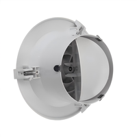 Diffuseur de jet d'air rond en plastique ABS moderne, réglable et durable, avec installation facile pour immeuble de bureaux