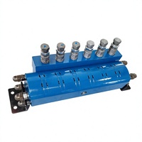 Diviseur de débit hydraulique de sécurité en fonte 2/3/4/6 sorties pour moteur synchrone, répartiteur d'huile haute pression