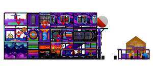 Nouvel équipement <span class=keywords><strong>de</strong></span> jeu d'intérieur pour enfants et adultes, parcours d'obstacles Ninja Warrior, équipement <span class=keywords><strong>de</strong></span> jeu souple, grande aire <span class=keywords><strong>de</strong></span> jeux intérieure pour enfants - Product Image 5