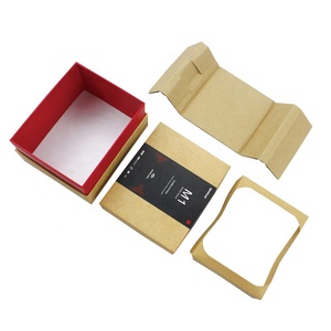2020 hot sale Best price from china supplier customized top and base gift box custom printed kraft paper manufacturers - Product Image 5