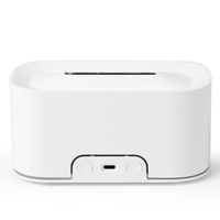 Diffuseur d'arômes 3D à effet flamme, humidificateur, éclairage LED, design écologique, alimentation USB, ultrasonique, grande capacité pour la maison et l'hôtel