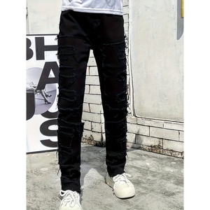 Pantalones Unisex de Pierna Recta, Elásticos y Laminados, Estilo Europeo Americano, 2025 |   Pantalones Vintage de Talle Alto Resistentes al Viento - Product Image 3
