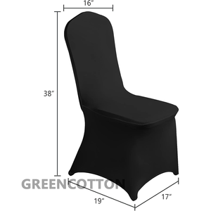 Biểu tượng tùy chỉnh không thấm nước Polyester Spandex Ghế bìa với vải căng hoàn hảo để sử dụng tại các bữa tiệc Tiệc tiệc cưới ngoài trời - Product Image 2