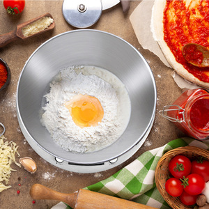 เครื่องชั่งดิจิตอลในครัว 5 กก. ความแม่นยำ 1 กรัม ชามสแตนเลส หน้าจอ LCD มีไฟพื้นหลัง สำหรับทำขนม ทำอาหาร ชั่งน้ำหนัก พร้อมตัวจับเวลา สำหรับใช้ในบ้าน - Product Image 2