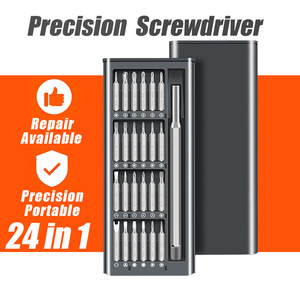 Precision <b>Screwdriver</b> <b>Set</b> 24 In 1 S2 <b>Bits</b> Magnetic Handle For Mobile Phone Repair Tools - Product Image 5