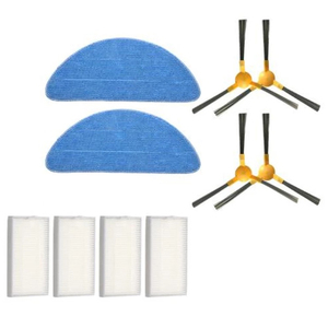 Brosse latérale filtre HEPA chiffons de vadrouille pour <span class=keywords><strong>accessoires</strong></span> d'aspirateur robot <span class=keywords><strong>Proscenic</strong></span> 800T 820T 830T - Product Image 1