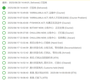Expédition rapide DDP porte-à-porte par voie aérienne express de la Chine à l'Australie 7 jours après le départ du <span class=keywords><strong>vol</strong></span> - Product Image 6