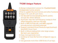 Multi Function Locksmith Tools TY200 Key Programmer Machine Copy IC/ID Card Car Key Gate Remote Control Collector Remote Maker