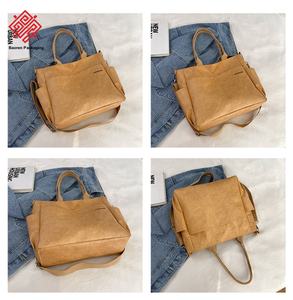 Bolsa de Mano de Papel Resistente al Agua, Lavable, Resistente a las Arrugas, Resistente a Desgarros, Ecológica, Vintage, Moderna, de DuPont/Tyvek - Product Image 4