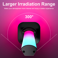 Barre LED verticale 320 mm RGB à 300 degrés pour ambiance musicale, idéale pour salle de jeu et maison (vente en gros)