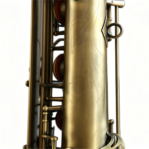 Saxofón Barítono de Bronce Antiguo de Alta Calidad Tide Music - Product Image 3
