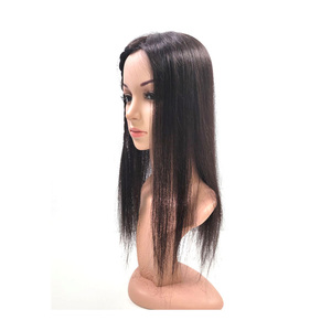 Pelucas para Mujer Cosmo in Korea Premium (15x17)-14 Pulgadas, Peluca de Cabello Humano de Aspecto Natural, Textura Lisa y Suave, para Uso Diario - Product Image 1