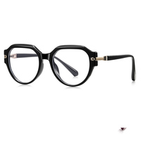 Lunettes anti-lumière bleue en métal TR, polygone, plusieurs couleurs, montures optiques tendance, vente en gros