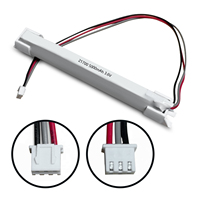 Penggantian Baterai Lampu Darurat Li Ion 3.6V 5000mAh untuk FXC3.6 5000 D300 Kompatibel dengan Konfigurasi FXE06 2 Sel 3 Kabel