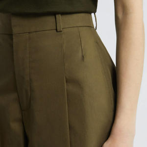 Smart Casual Clothing Manufacturers Women Sedex BSCI Audited Direct Factory Custom Old Money Loose Fit Eco-Friendly Mid Flat - Product Image 4