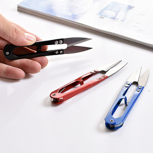 Soumei Hidemi U Shaped Embroidery Scissors Stainless Steel Zinc Alloy Handle For Sewing Craft Trimming <b>Thread</b> Ends - Product Image 2