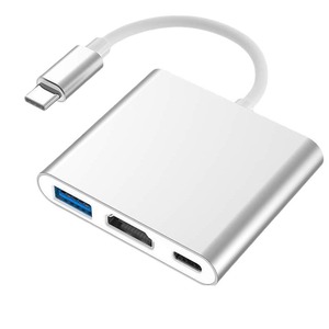 Type-C <strong>3</strong>-<strong>in</strong>-1 Aluminium Alloy Docking Station 4K Resolution DP 100W Charging 5Gbps USB <strong>3</strong>.0 <strong>SD</strong> for Mobile Phones Laptops Stock - Product Image 5