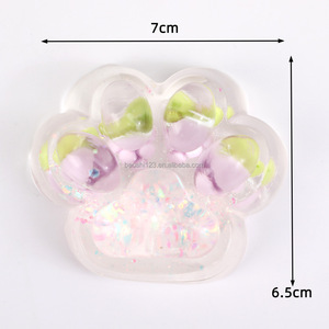 Jouet Squishy Fraise et Patte de Chat en Silicone Alimentaire Anti-Stress à Presser pour la Décompression – Vente en Gros - Product Image 4