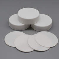 38/400 Bouchon de bouteille en plastique noir universel fermeture PP bouchon à vis nervuré 38mm bouchon brillant avec doublure d'étanchéité