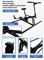 Vélo aquatique gonflable 3 places 2027 avec grand tapis flottant, modèle passager, équipement de loisirs pour la location, ODM, OEM