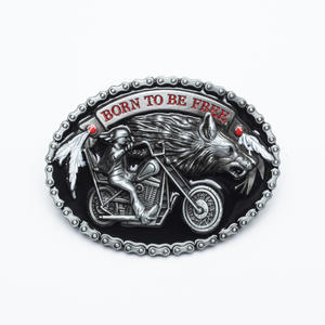 Fabricantes Metal <span class=keywords><strong>Wolf</strong></span> Head <span class=keywords><strong>Belt</strong></span> <span class=keywords><strong>Buckle</strong></span> Custom Buena calidad Western Cowboy Aleación de zinc Metal <span class=keywords><strong>Belt</strong></span> Buckles - Product Image 4