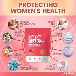Logo Kustom Permen Jeli Probiotik Kesehatan Vagina Wanita dengan Cranberry <span class=keywords><strong>Lactobacillus</strong></span> <span class=keywords><strong>Rhamnosus</strong></span>, Suplemen Probiotik Penyeimbang pH - Product Image 3