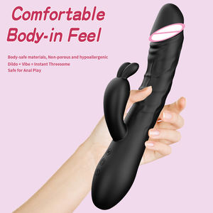 Vibratori Rabbit, Giocattolo Sessuale Femminile per Stimolazione Clitoridea e Punto G, Dildo Impermeabile per Capezzoli, Clitoride e Anale, Giocattoli Erotici per Donne - Product Image 4