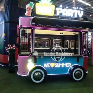 Chariot alimentaire personnalisé de qualité commerciale pour la restauration de rue, prend en charge la personnalisation des couleurs et de l'équipement, adapté - Product Image 1